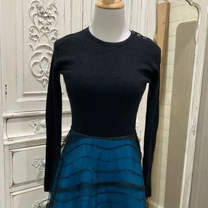 Jones NY black wool sweater size S